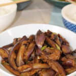Fried eggplant